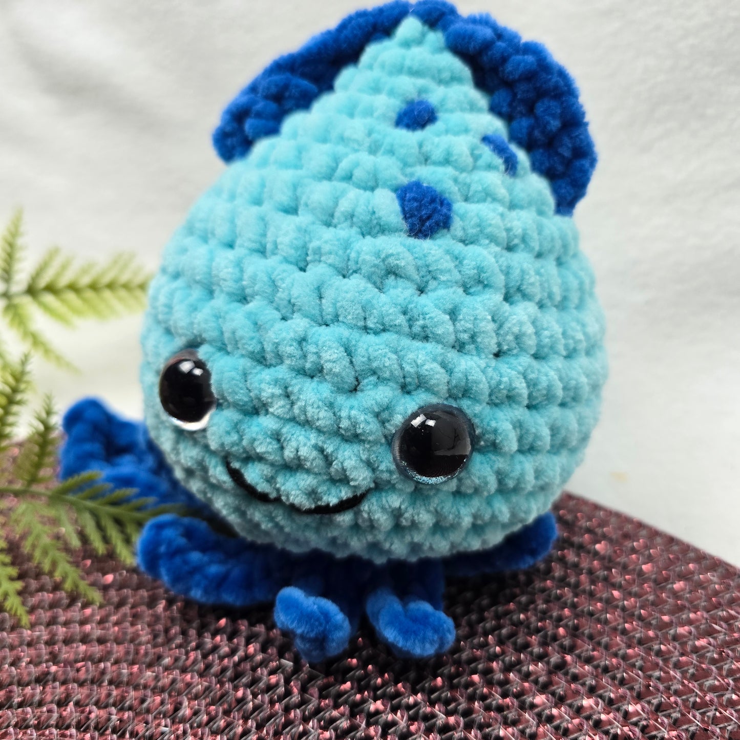 Tintenfisch Hellblau - Amigurumi Häkeltier
