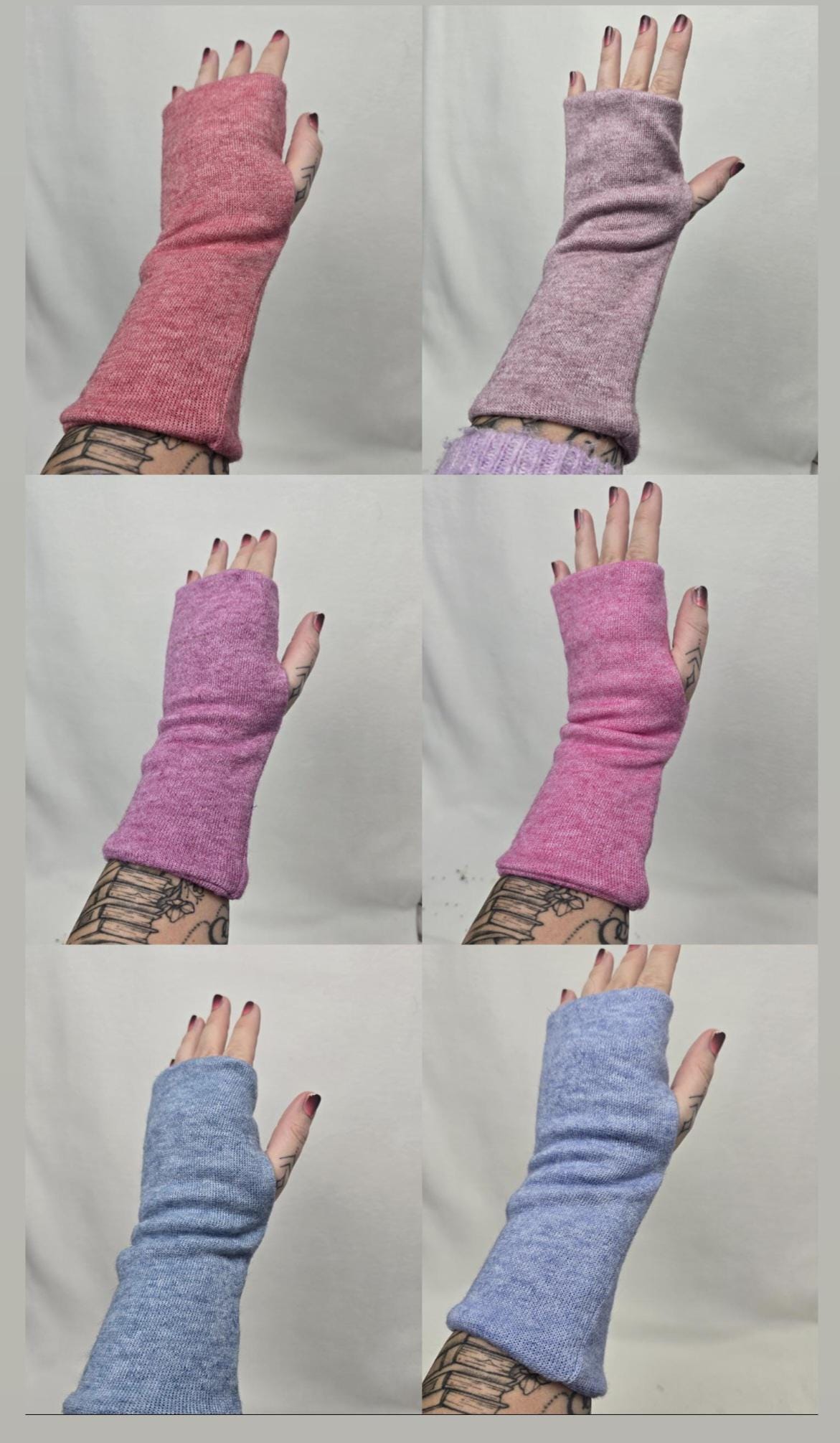 Armstulpen Damen | Kuschelkollektion | Handmade Stulpen aus Feinstrick | Pulswärmer Strick Handstulpen Winter Geschenk
