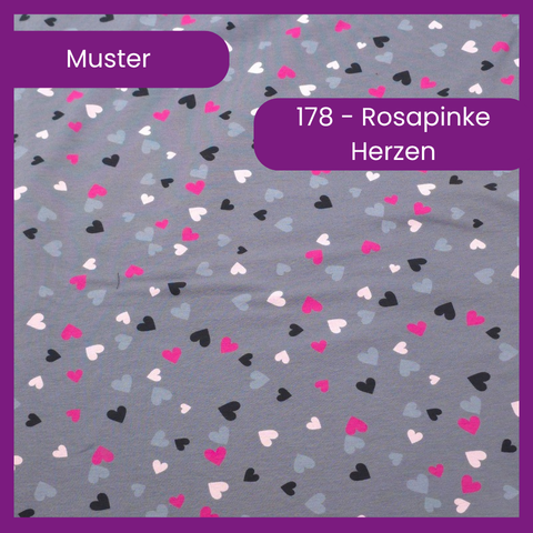 178 Rosapinke Herzen