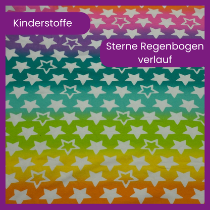 Sterne Regenbogen verlauf