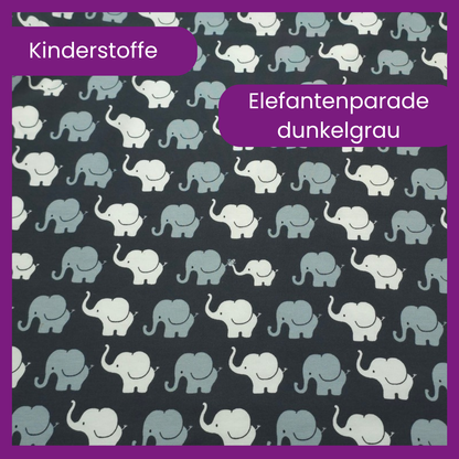 Elefantenparade dunkelgrau