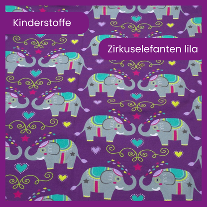 Zirkuselefanten lila