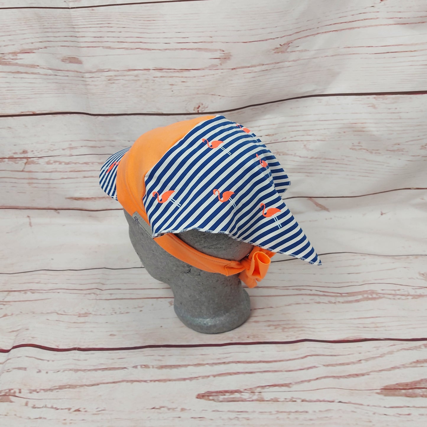 Kopftuch kleines Schild  - Flamingo