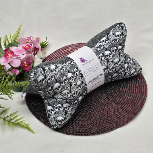 Leseknochen echte Männer | Nackenkissen Nackenrolle Keilkissen Tablethalter Buchstütze Deko waschbar
