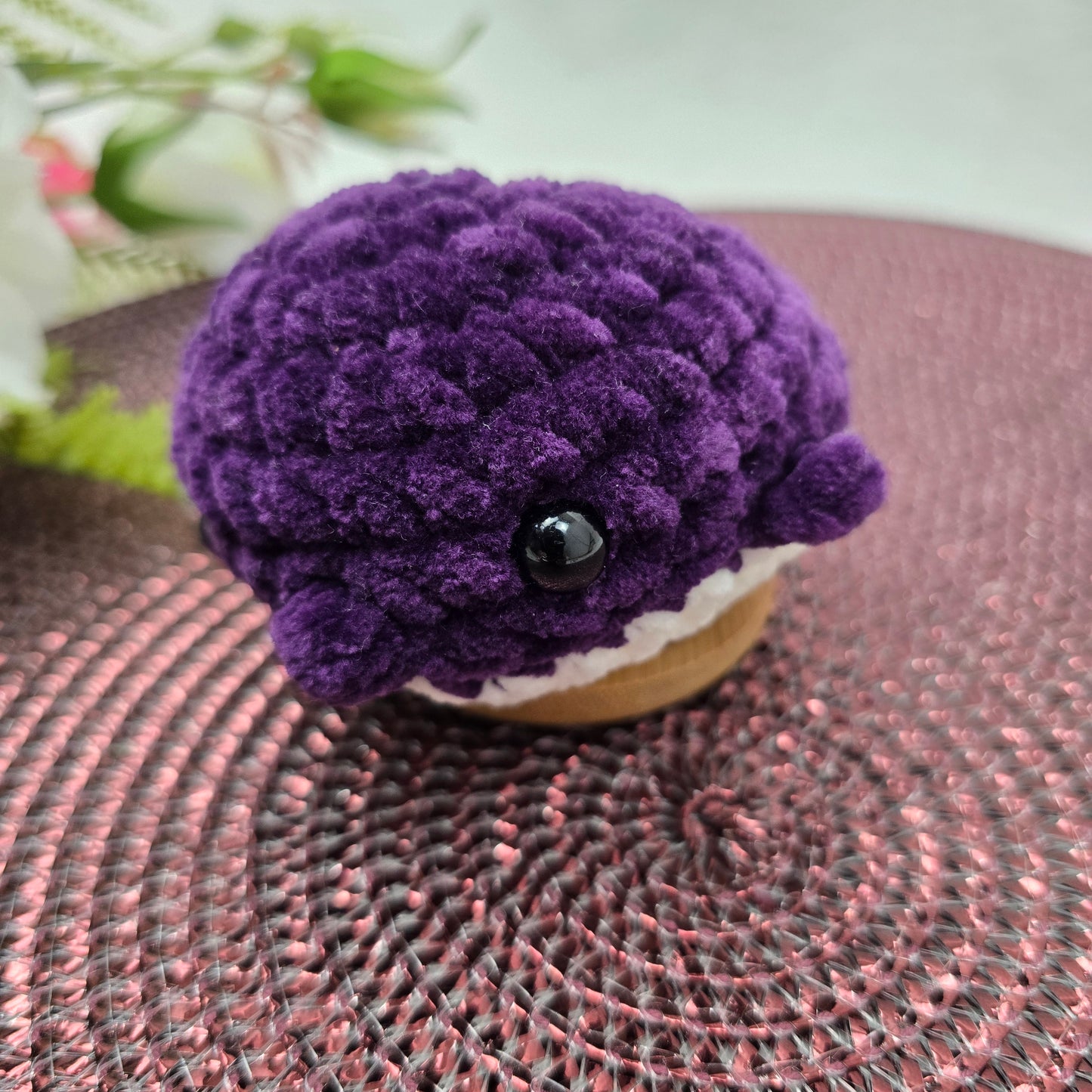 Mini Wal lila - Amigurumi Häkeltier