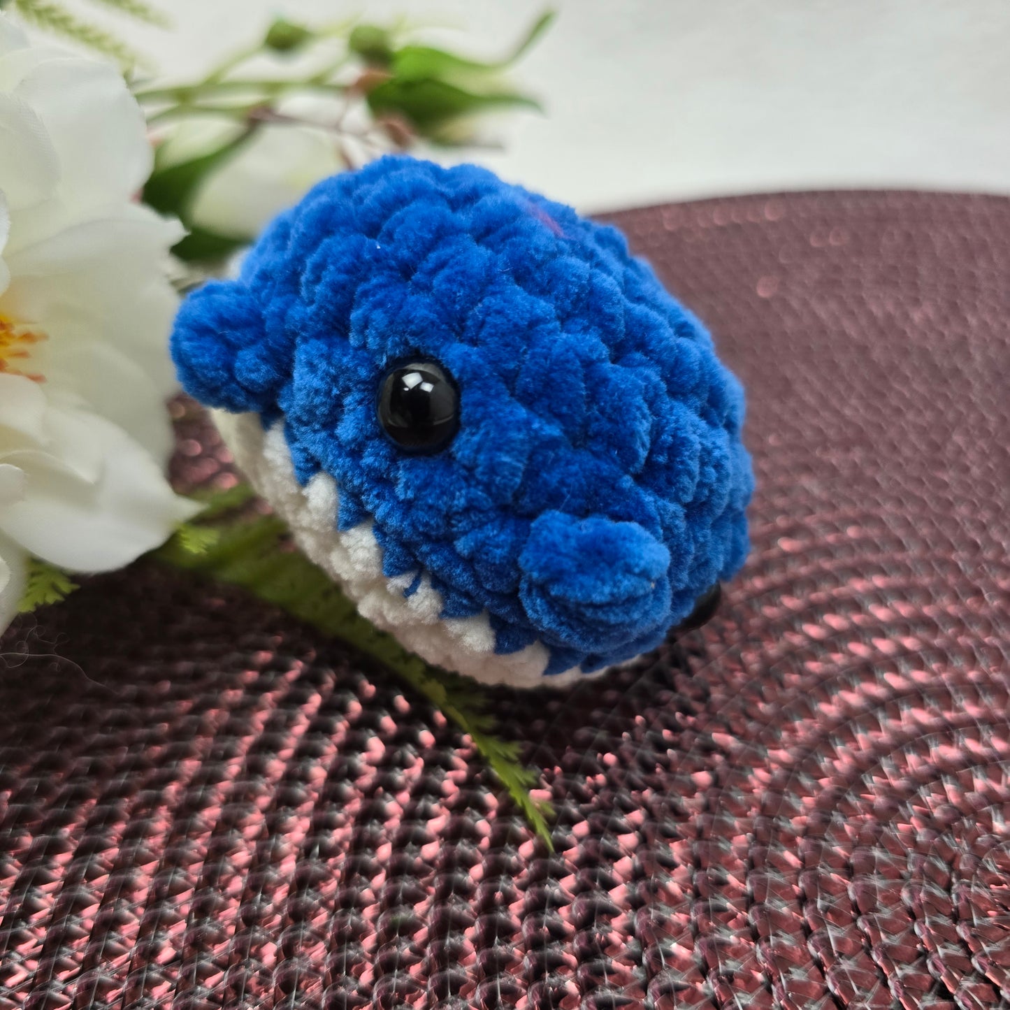 Mini Wal blau - Amigurumi Häkeltier