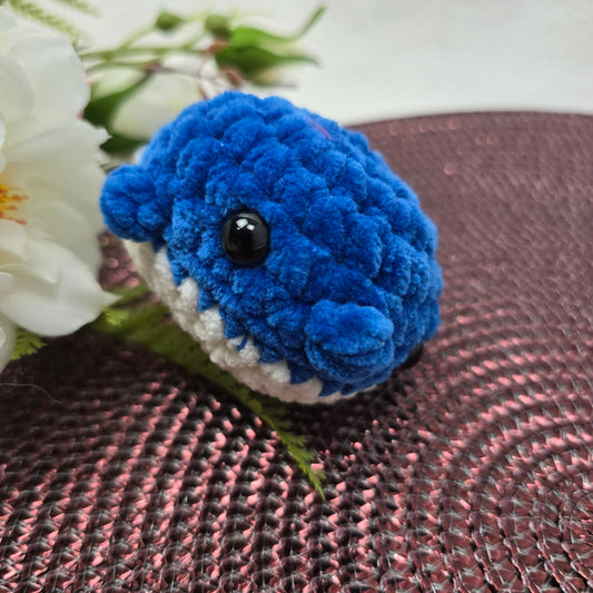Mini Wal blau - Amigurumi Häkeltier