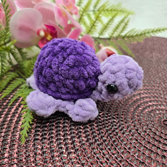 Mini Schildkröte Lila - Amigurumi Häkeltier