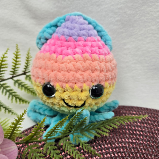 Tintenfisch Rainbow - Amigurumi Häkeltier