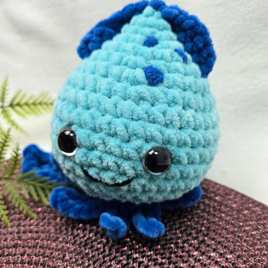 Tintenfisch Hellblau - Amigurumi Häkeltier