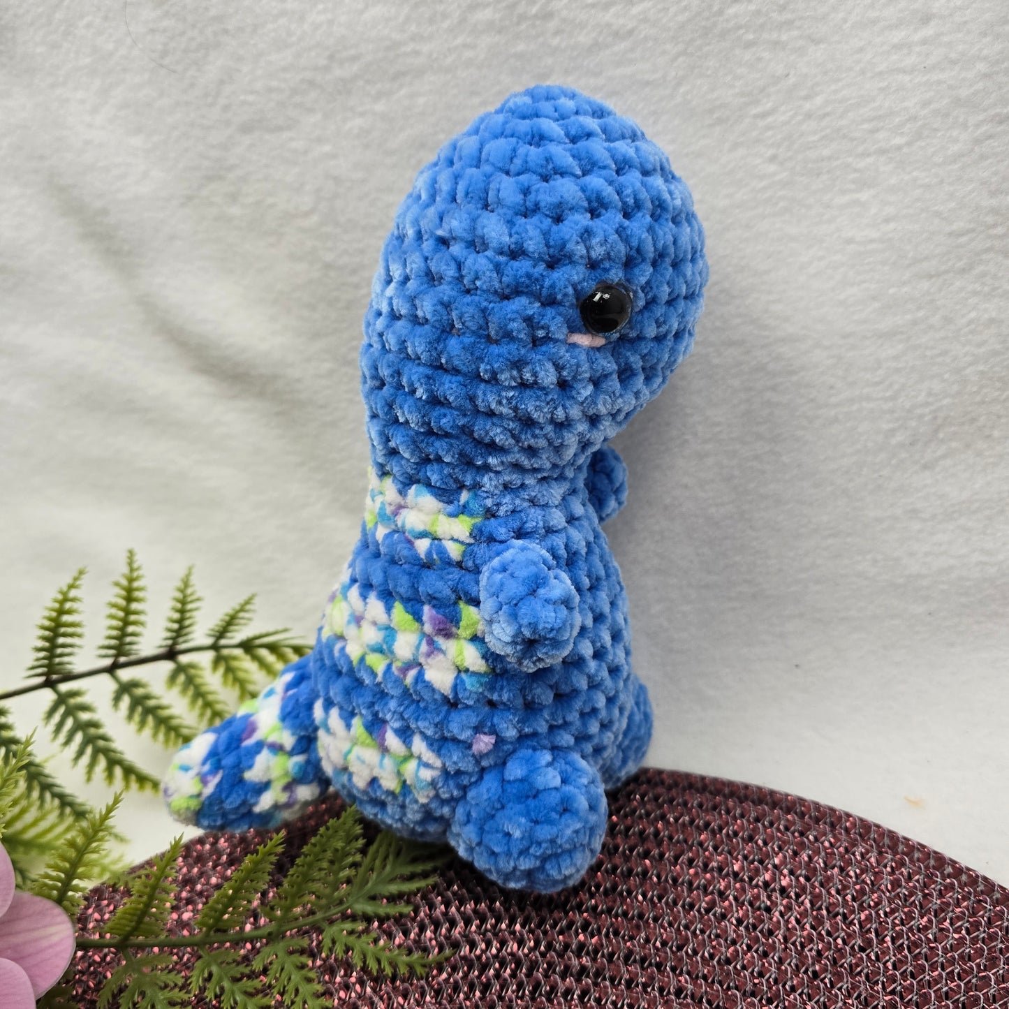 T-Rex Dunkelblau - Amigurumi Häkeltier