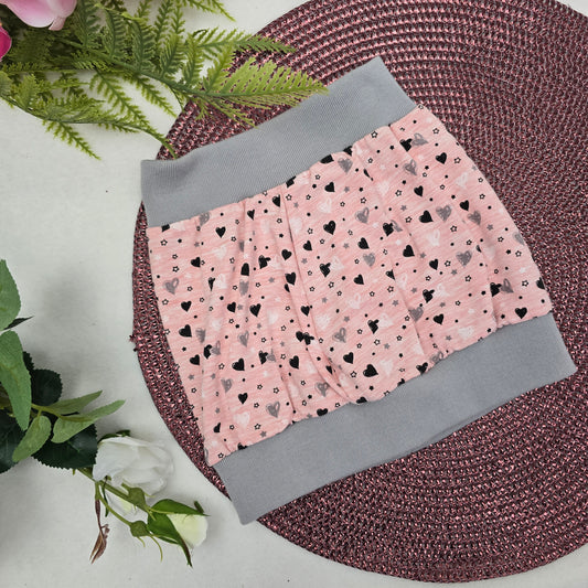 Rock 74 Herzchen Rosa