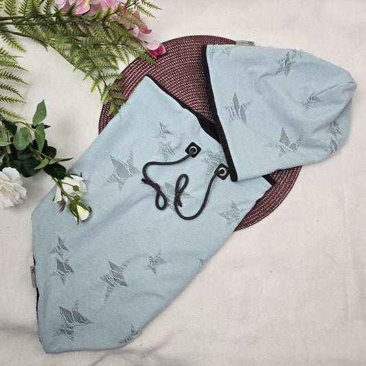 Kuschelset aus Loop & Mütze - Mint Destroyed - mit Warmen Fleece gefütter