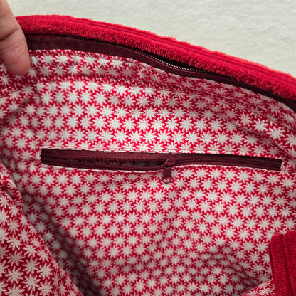 Cord-Handtasche CORDELIA CHUNKY Handtasche Umhängetasche Breitcord Träger längenverstellbar Innentasche Außentasche Crossbody