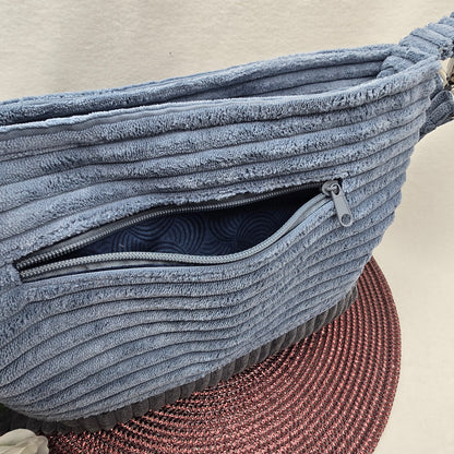 Cord-Handtasche CORDELIA CHUNKY Handtasche Umhängetasche Breitcord Träger längenverstellbar Innentasche Außentasche Crossbody