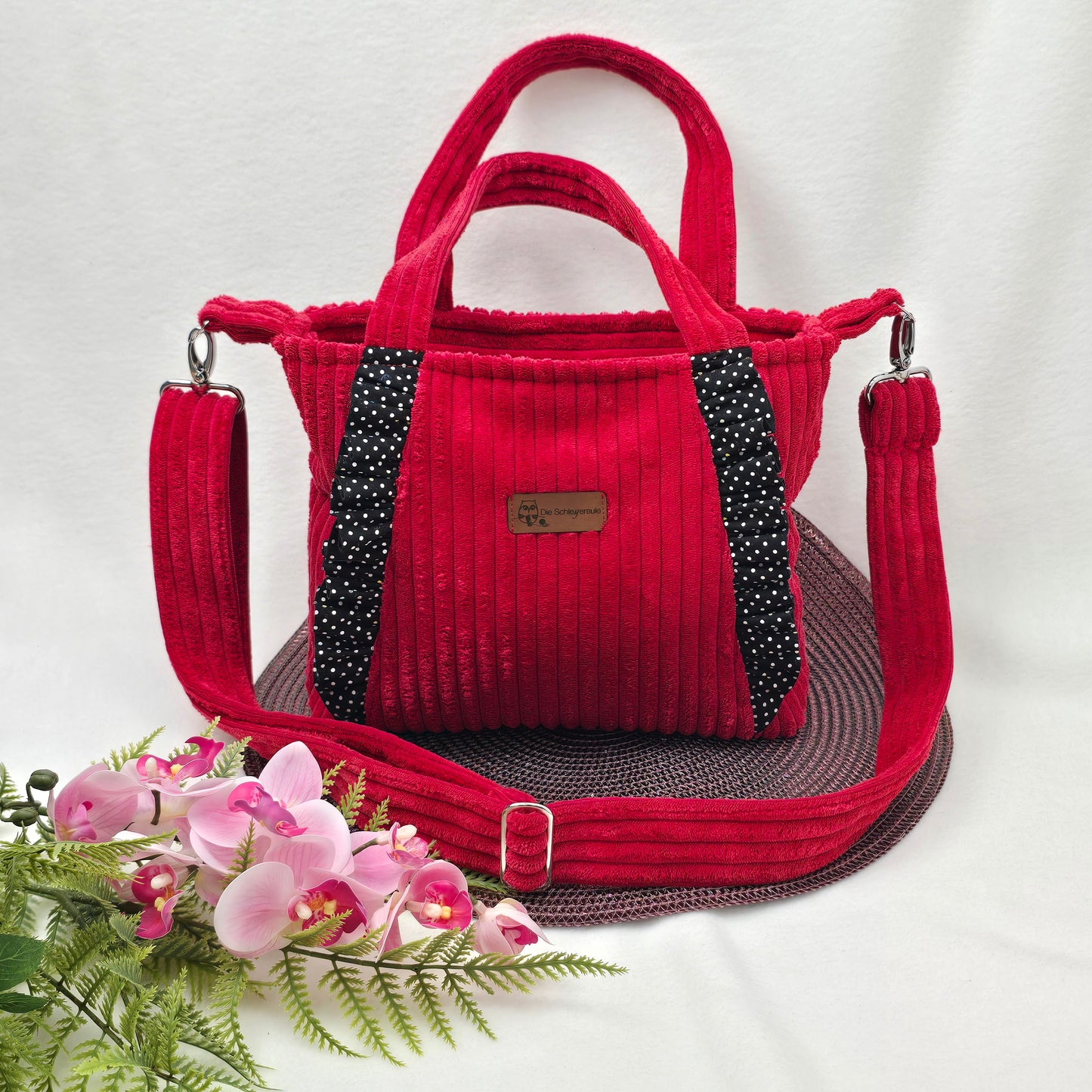 Véronique | Handtasche | Crossbody Tasche | Tasche für Damen | mit Rüschen