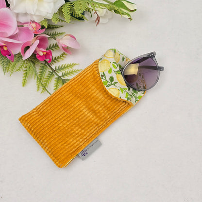 Sonnenbrillen Etui aus Cord