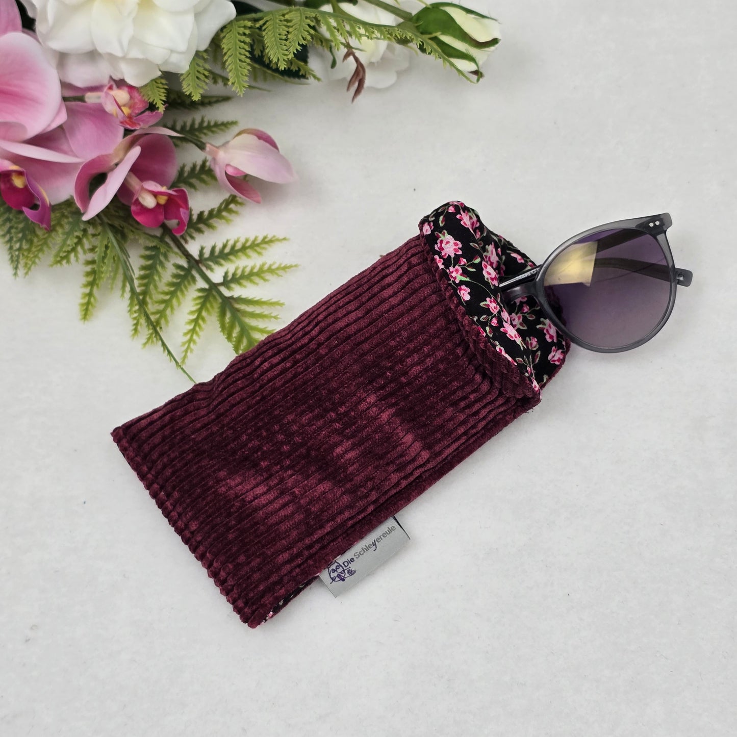 Sonnenbrillen Etui aus Cord