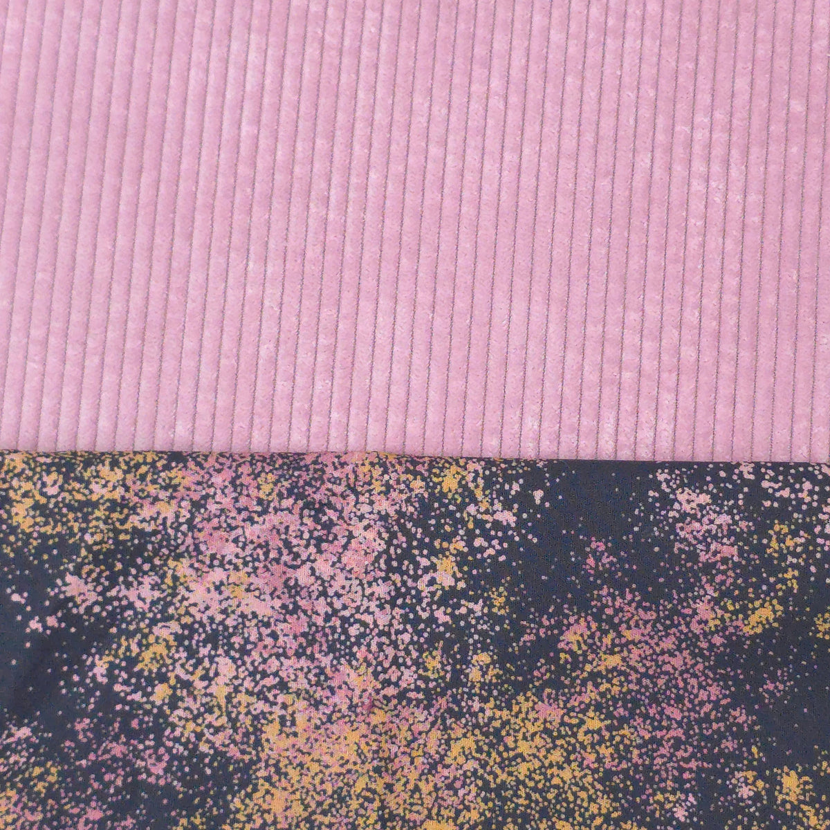 Cord Rosa mit Kombistoff
