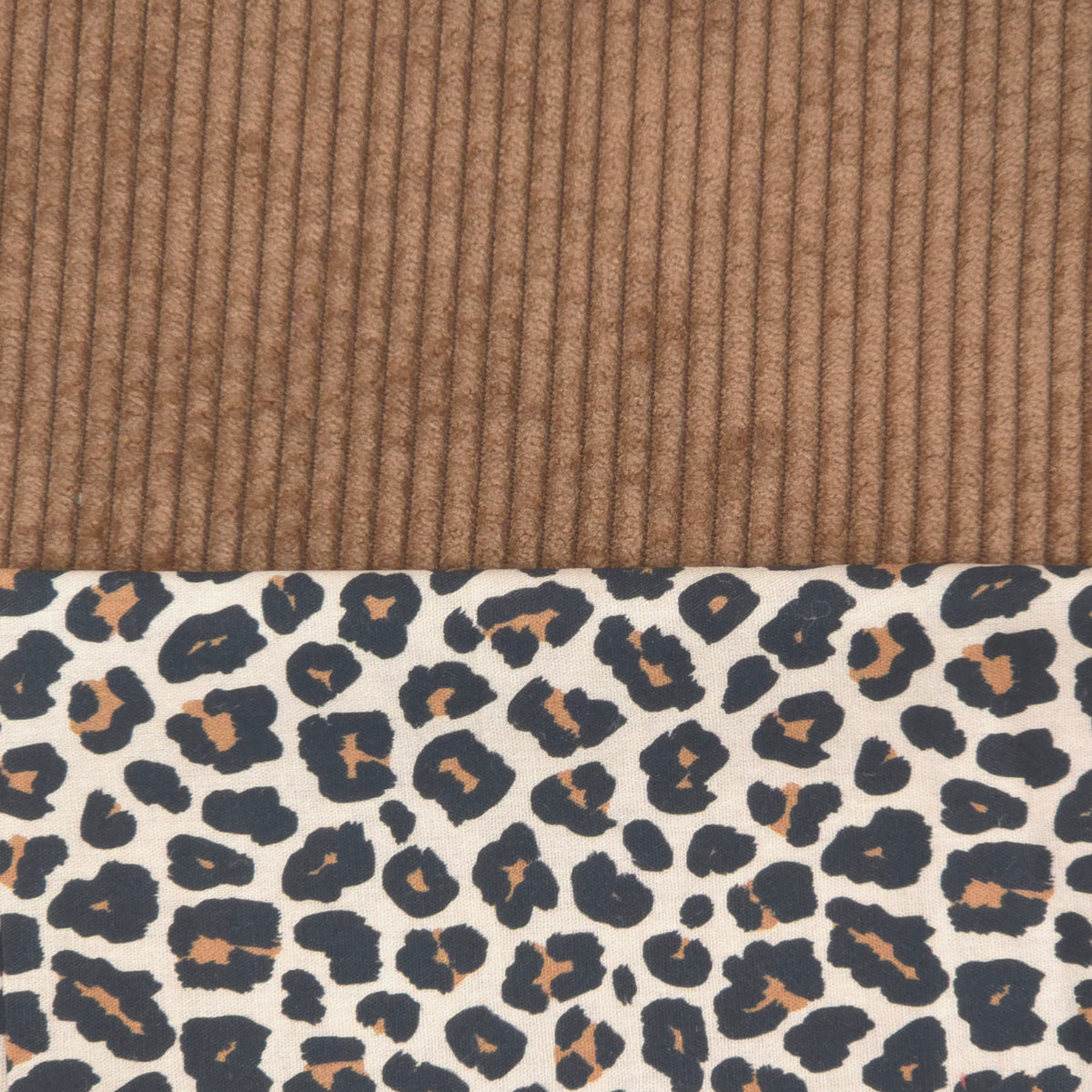 Cord Camel mit Kombistoff