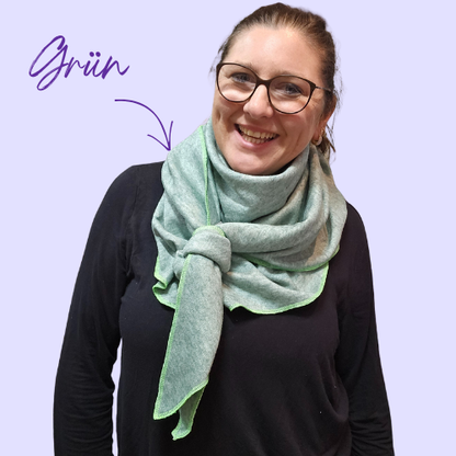 Dreiecksschal XL | | Kuschelkollektion | Damen | Feinstrick Strick handmade Geschenk