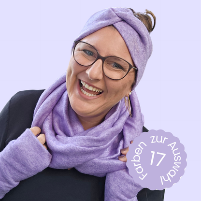 Loopschal Damen | Kuschelkollektion | Feinstrick | Schlauchschal – Strick handmade Geschenk