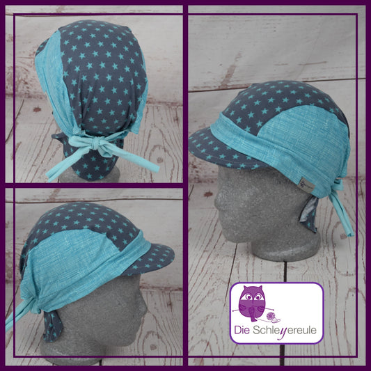 Bandana kleines Schild  - Sternchen Mint