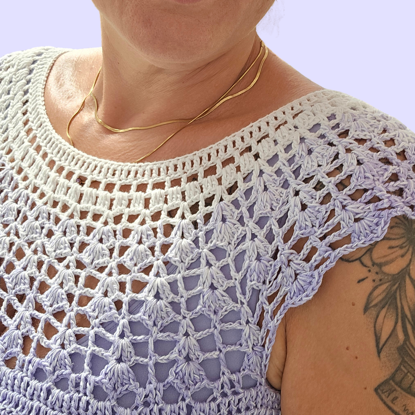 Shirt Lignano – Häkelanleitung mit Häkelschrift und Videotutorials