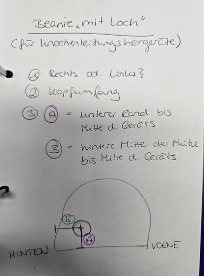 Beanie für Knochenleitungshörgeräte