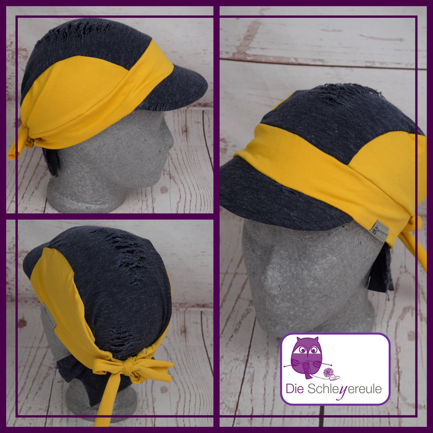 Bandana kleines Schild  - Jeans Destroyed