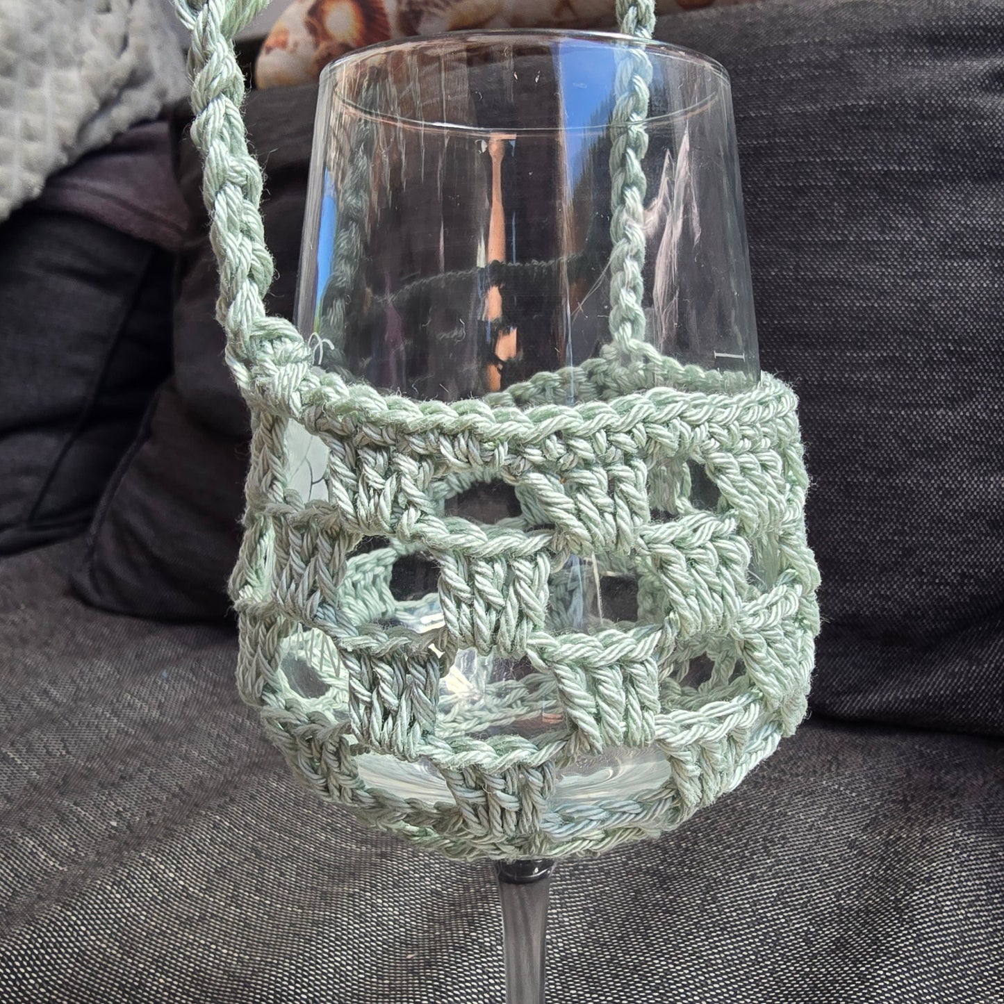 Häkelanleitung Wine Buddy Bag