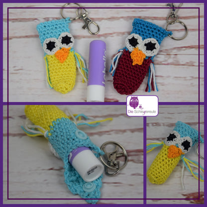 Häkelanleitung LippenPflegeStift - Schlüsselanhänger