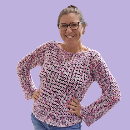Shirt Perello – Häkelanleitung | 4 Varianten