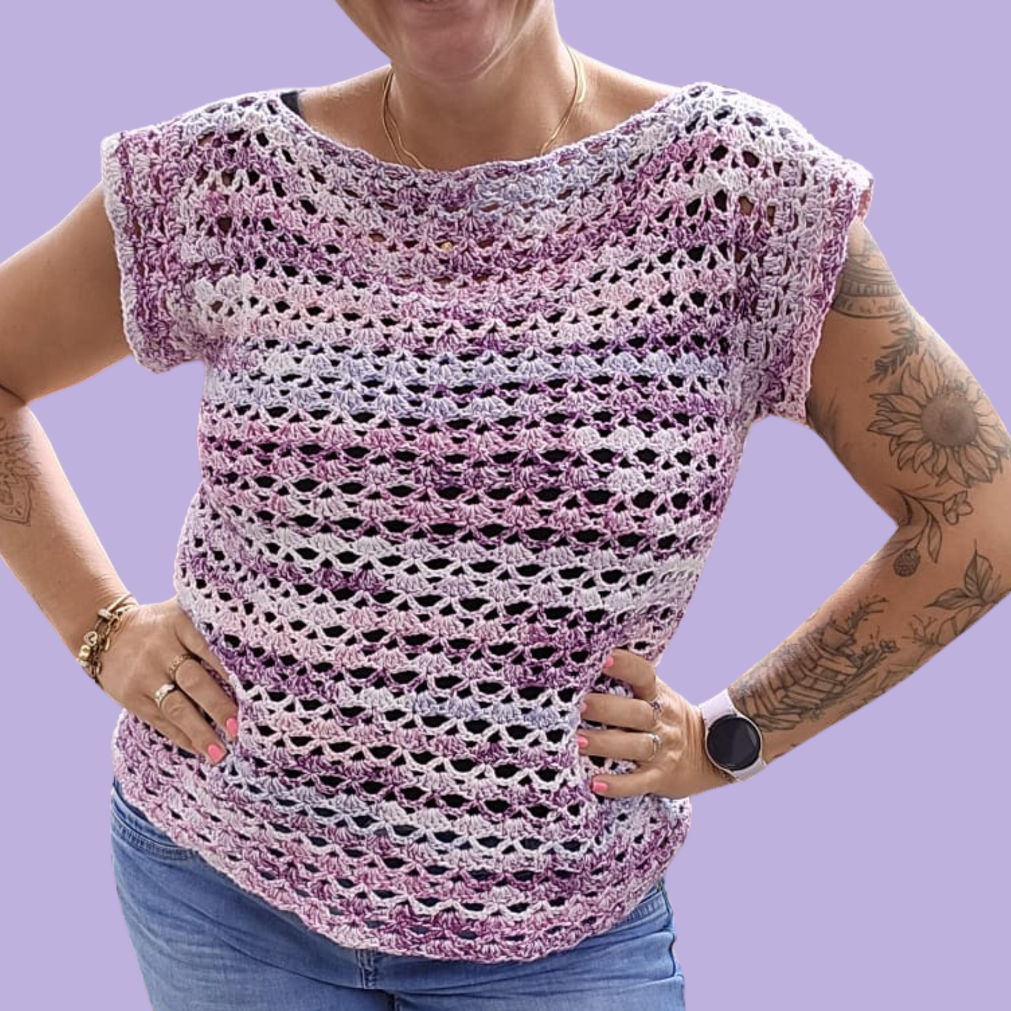 Shirt Perello – Häkelanleitung | 4 Varianten
