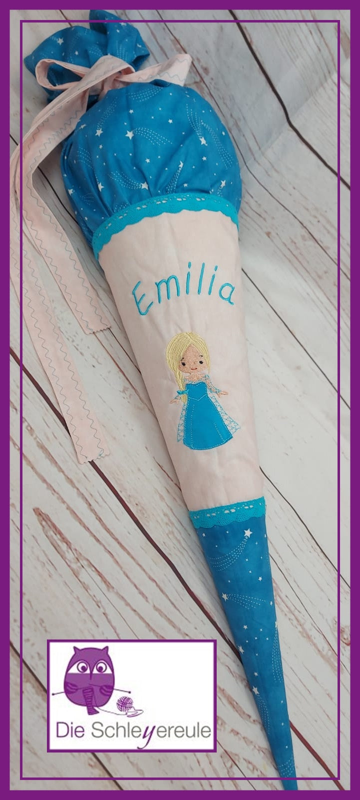 Schultüte | Zuckertüte | 70cm | umwandelbar zum Erinnerungskissen