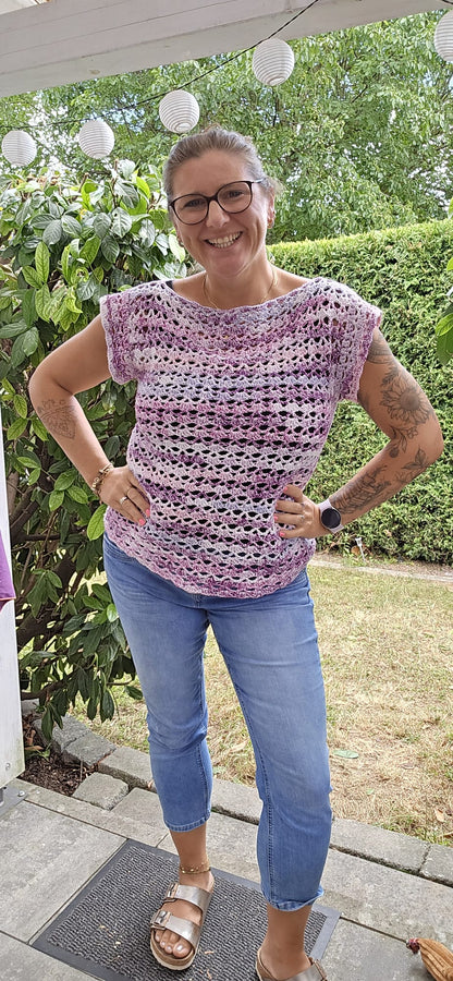 Shirt Perello – Häkelanleitung | 4 Varianten
