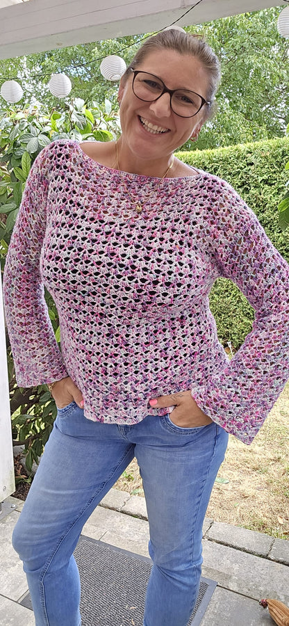 Shirt Perello – Häkelanleitung | 4 Varianten