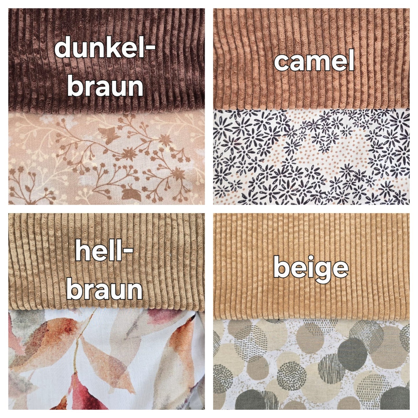 Cord-Handtasche CORDELIA dunkelbraun | Einzelstück | Handtasche Umhängetasche samtig flauschig