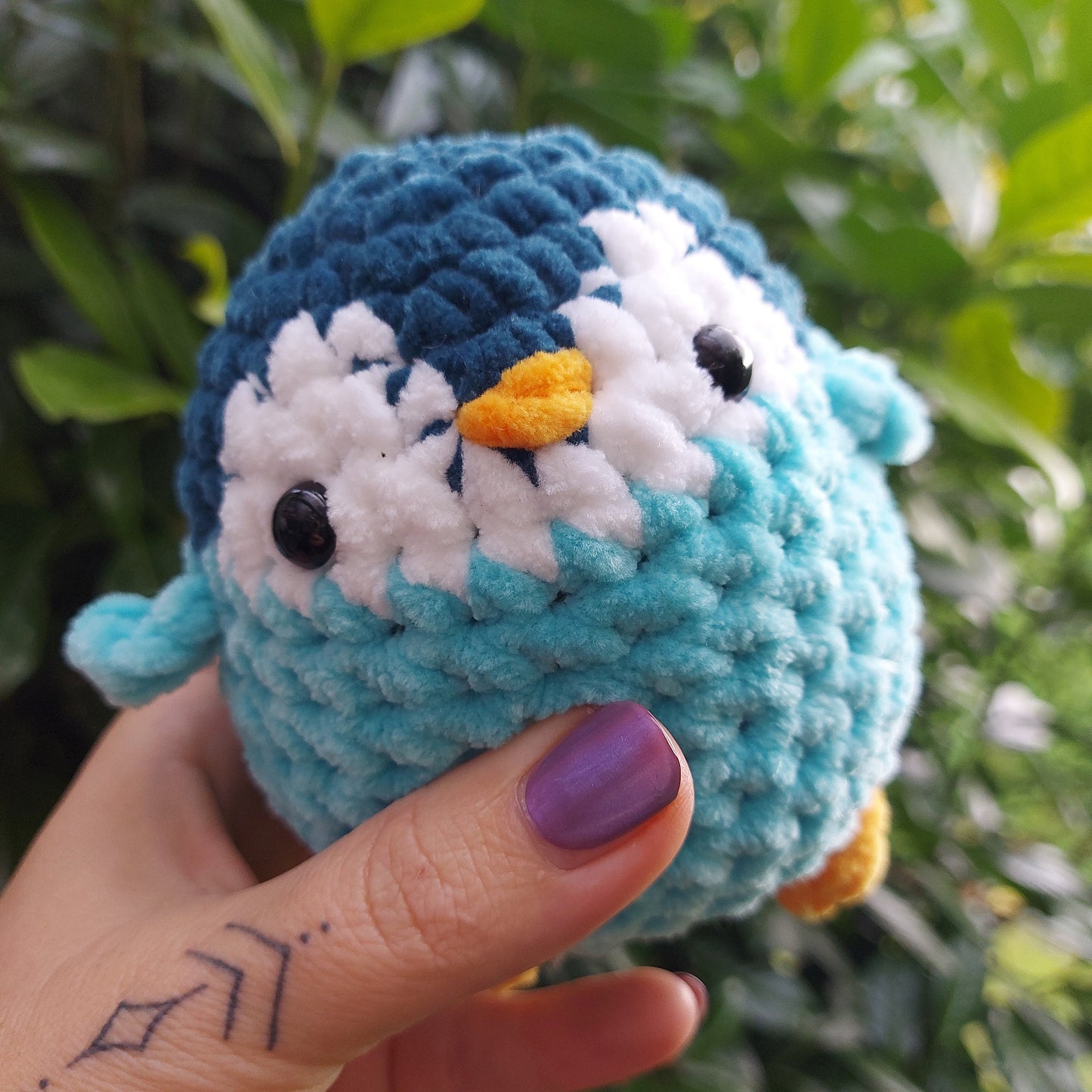 Gehäkelter Pinguin | Pingu | Stressball | Fidget Toy | Kuscheltier | Amigurumi | Plüschtier
