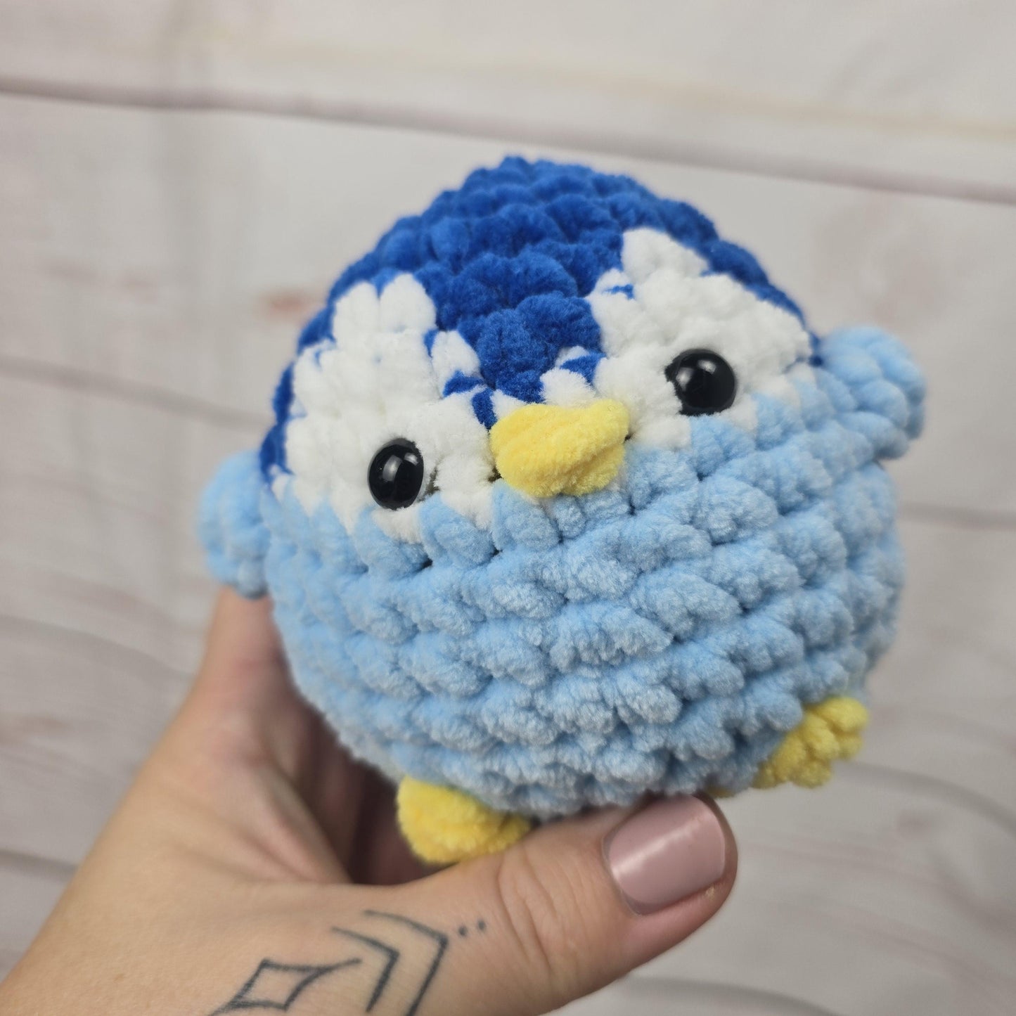 Gehäkelter Pinguin | Pingu | Stressball | Fidget Toy | Kuscheltier | Amigurumi | Plüschtier
