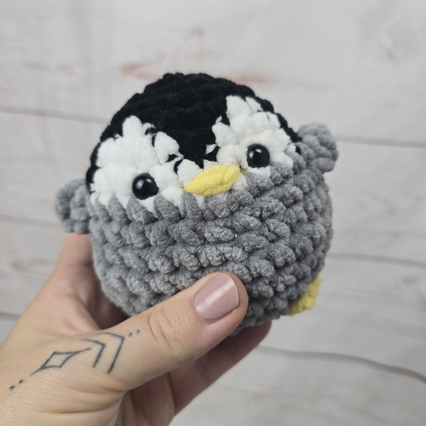 Gehäkelter Pinguin | Pingu | Stressball | Fidget Toy | Kuscheltier | Amigurumi | Plüschtier