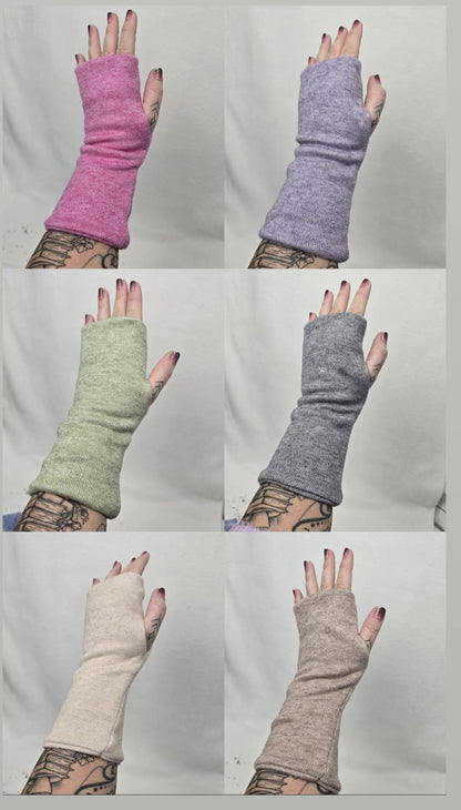 Armstulpen Damen | Kuschelkollektion | Handmade Stulpen aus Feinstrick | Pulswärmer Strick Handstulpen Winter Geschenk