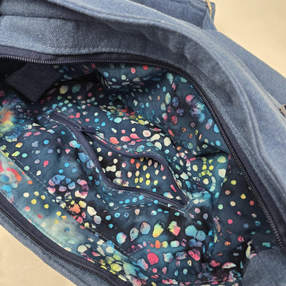 Jeans-Handtasche JEANIE hell | Einzelstück | Handtasche Umhängetasche