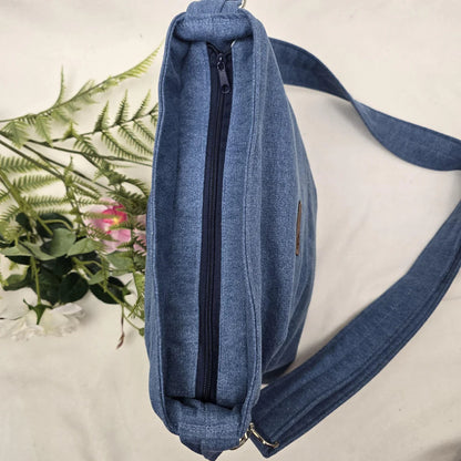 Jeans-Handtasche JEANIE hell | Einzelstück | Handtasche Umhängetasche