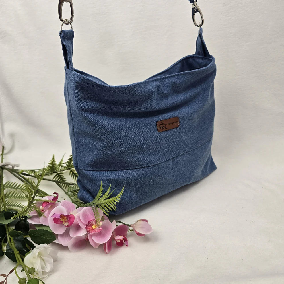 Jeans-Handtasche JEANIE hell | Einzelstück | Handtasche Umhängetasche