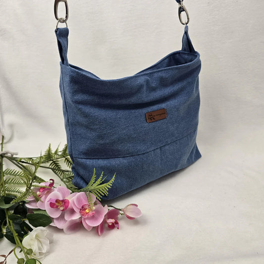 Jeans-Handtasche JEANIE hell | Einzelstück | Handtasche Umhängetasche