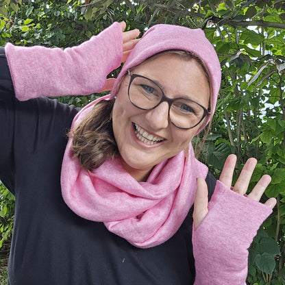 Armstulpen Damen | Kuschelkollektion | Handmade Stulpen aus Feinstrick | Pulswärmer Strick Handstulpen Winter Geschenk