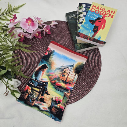 Buchhülle Buchtasche Bookcover wasserfest Schmutzschutz