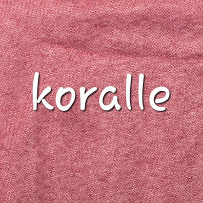 Kuschelkollektion Farbe koralle
