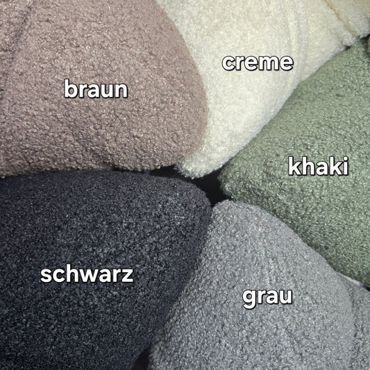 Leseknochen Teddy Plüsch | Bouclé | Leseknochen | Limited Edition - 37cm NORMALE GRÖßE